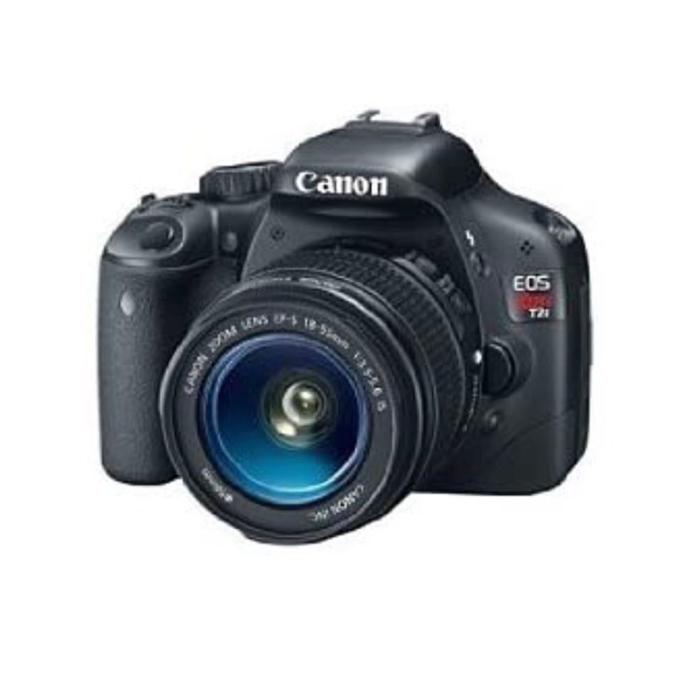 CANON EOS Rebel T2i w/zoom lens EF-S Retro Model
